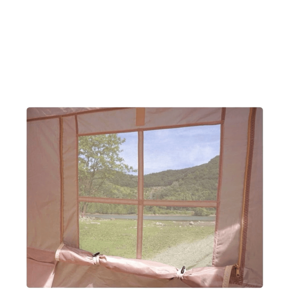 ฟลายชีตพร้อมเสา PAUSE รุ่น AIR 5.7 ขนาด 260&times;210&times;160 ซม. สีเบจ
